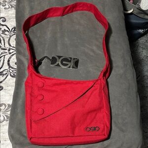 OGIO Bold Red Messenger Bag